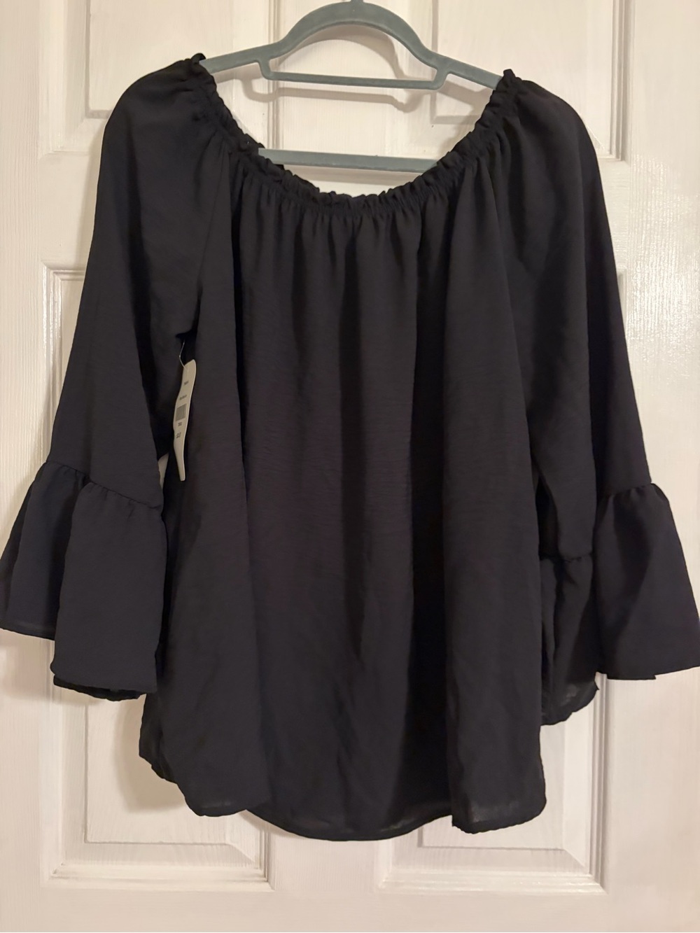 Dress up Off-Shoulder Black Women's Blouse